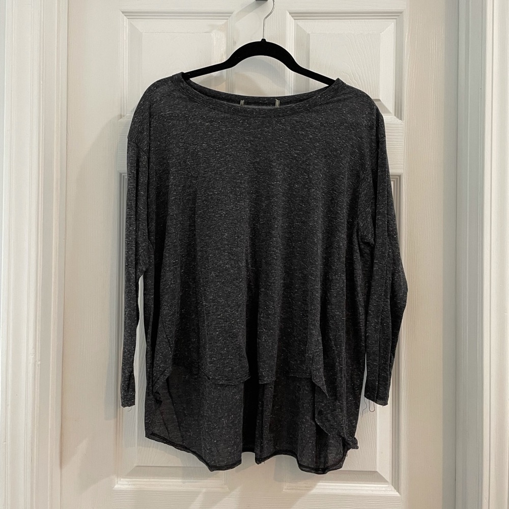 High Low Long-sleeve Top